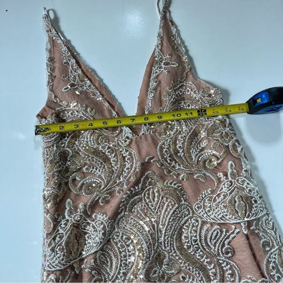 Free People NWT Night Shimmers Sequins Dress 0 - Picture 10 of 10